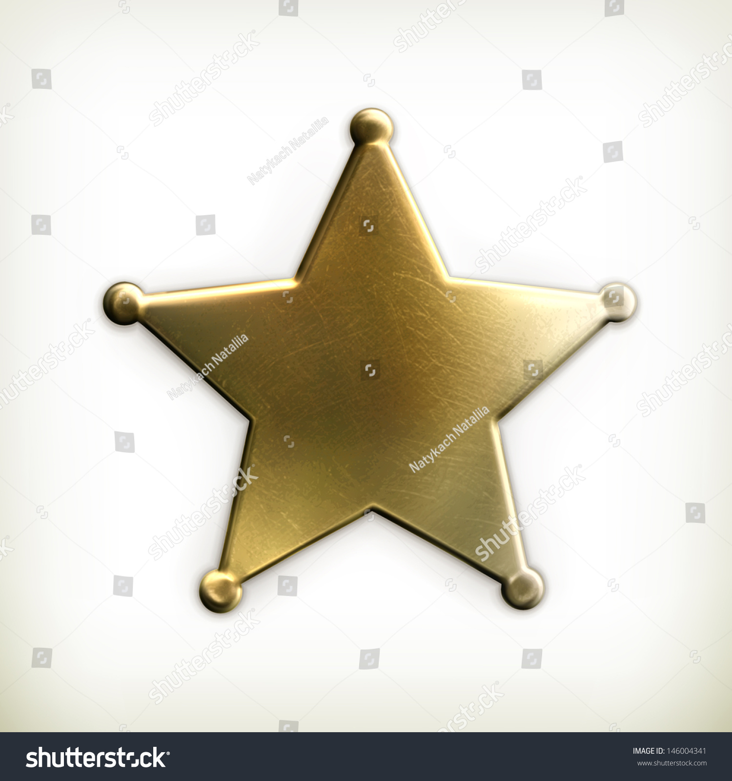 SVG of Sheriff star icon svg