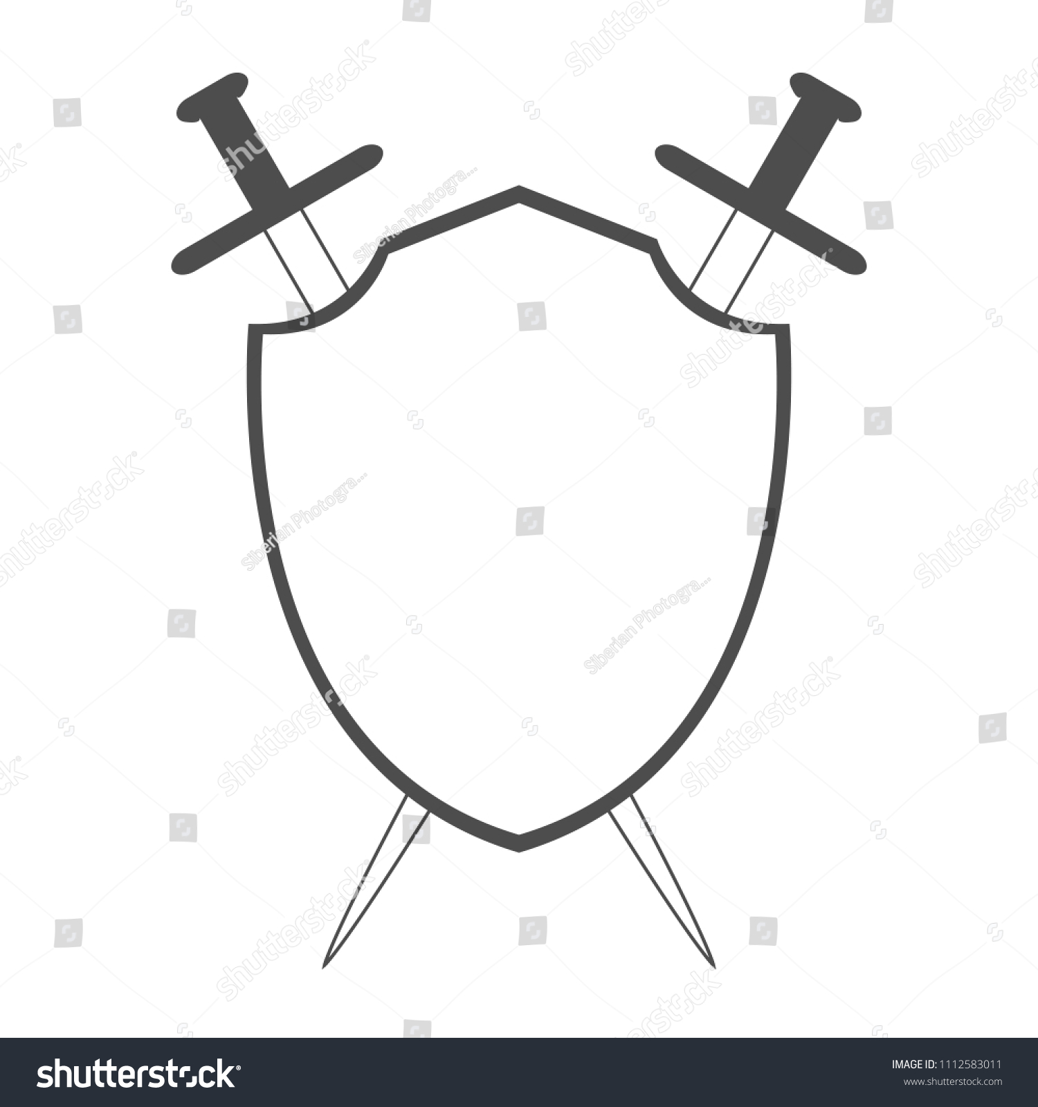 5,965 Shield two swords Images, Stock Photos & Vectors | Shutterstock