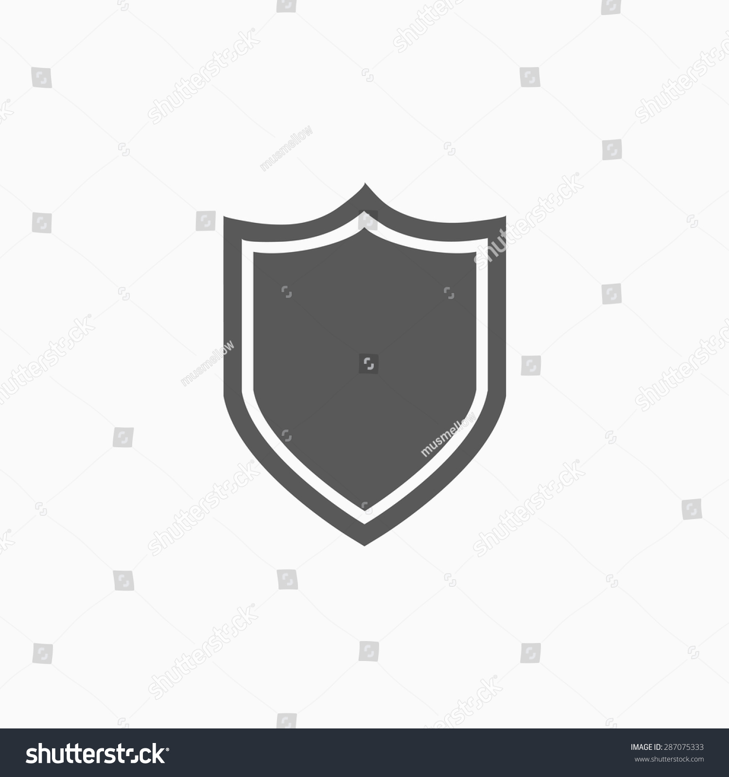 Shield Icon Vector de stock (libre de regalías)287075333; Shutterstock