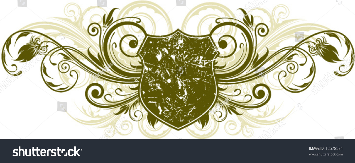 Shield Vector Illustration Stock Vector (Royalty Free) 12578584 ...