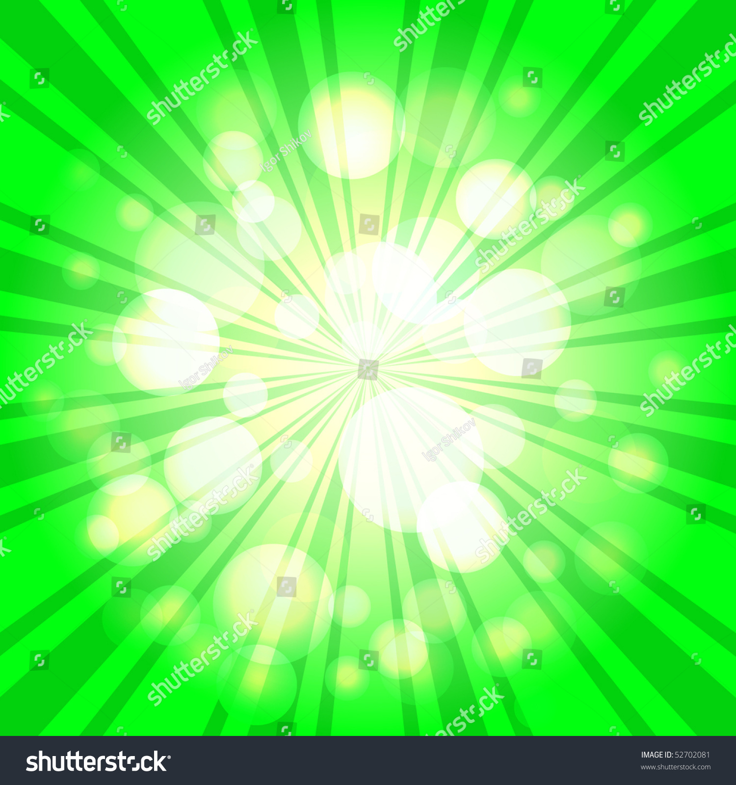 Shining Green Abstract Background Stock Vector Illustration 52702081 ...