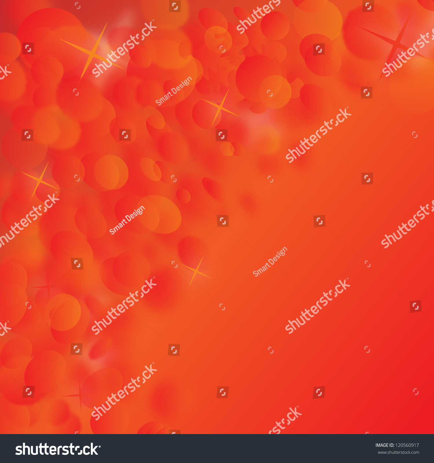 Shiny Orange Background Vector Illustration Stock Vector (Royalty Free