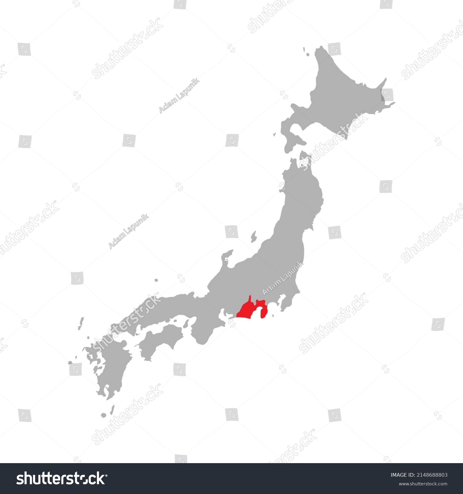 290 Shizuoka map vector Images, Stock Photos & Vectors | Shutterstock