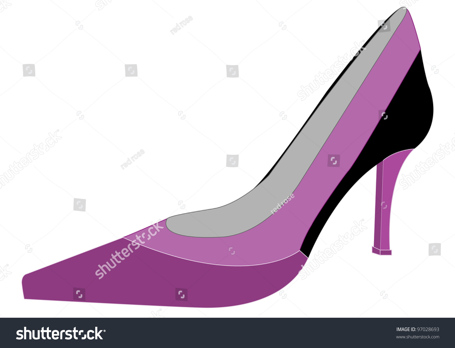 Shoes Stock Vector 97028693 - Shutterstock