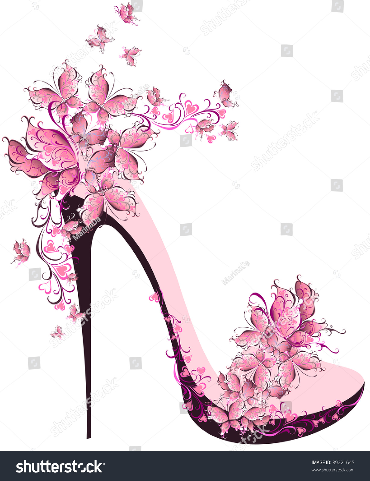 6,905 High heels floral Images, Stock Photos & Vectors | Shutterstock