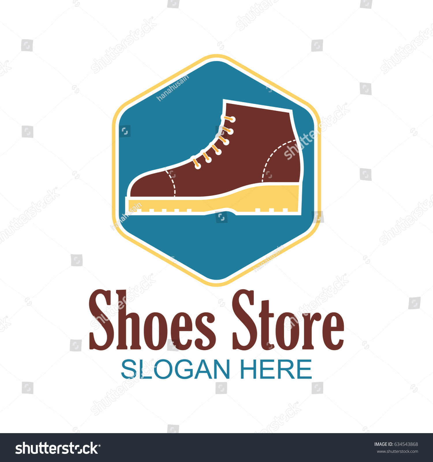 Shoes Store Shoes Shop Logo Text Stock Vector (Royalty Free) 634543868
