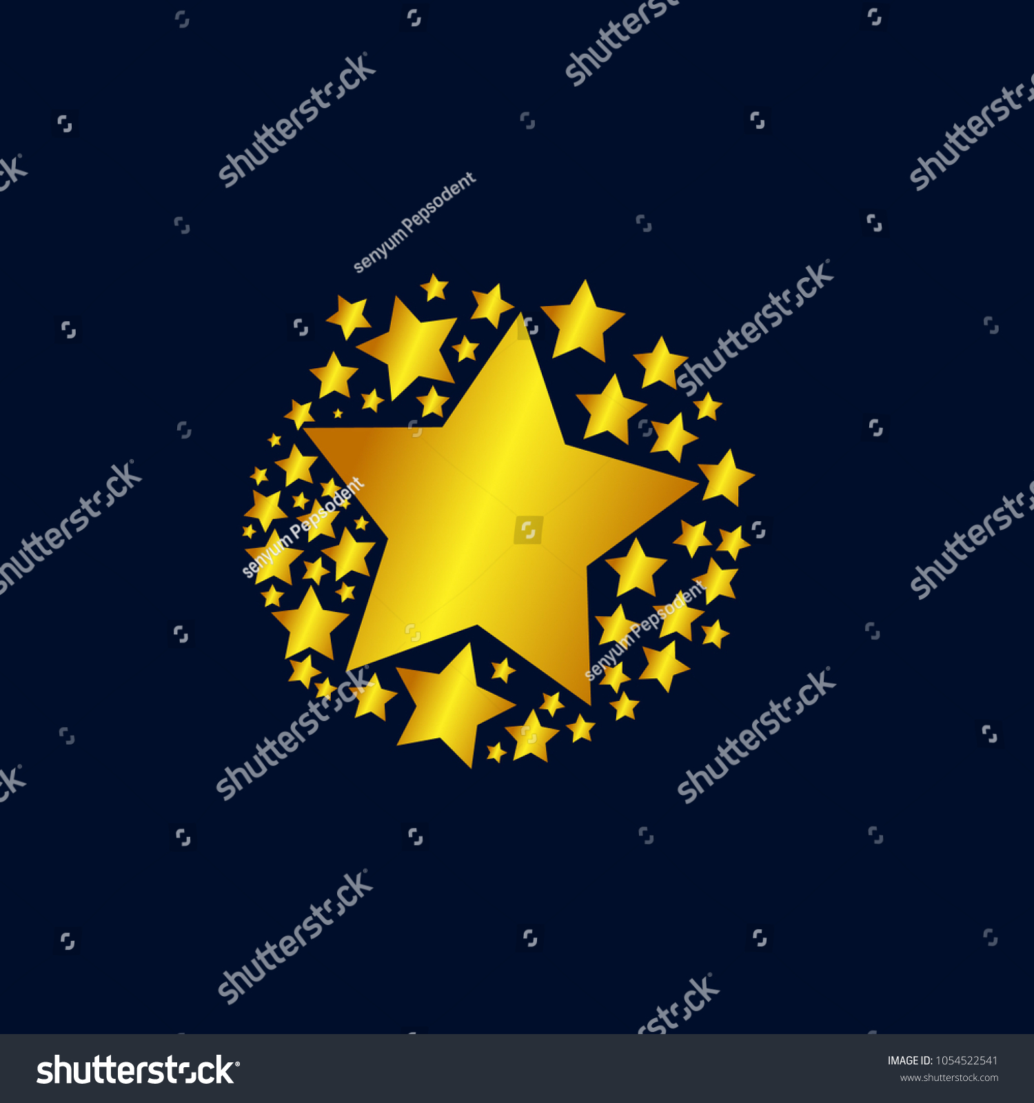 Shooting Star Logo Icon Vector De Stock Libre De Regalías 1054522541 Shutterstock 2327