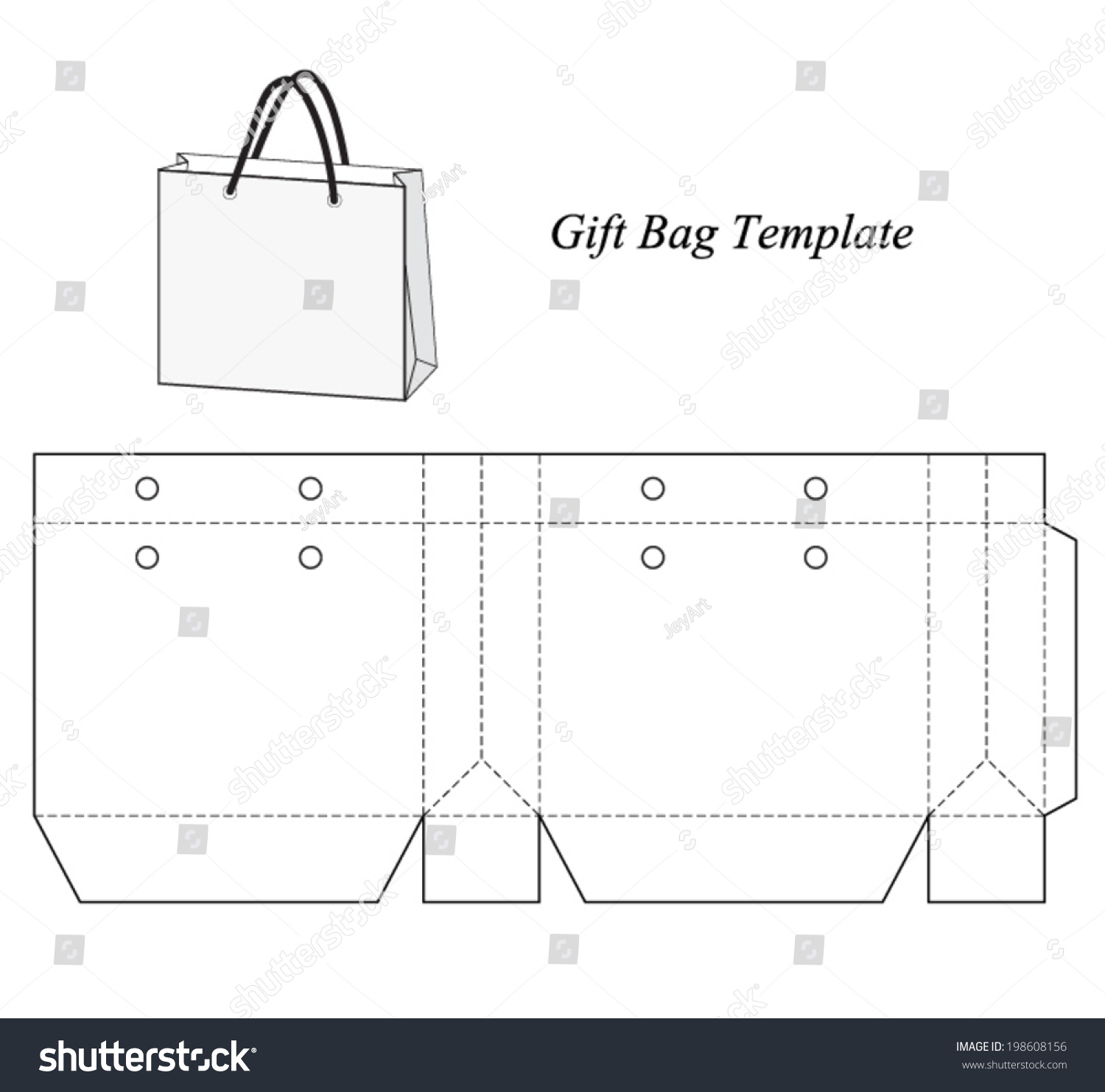 66 823 Im genes De Gift Bag Template Im genes Fotos Y Vectores De 