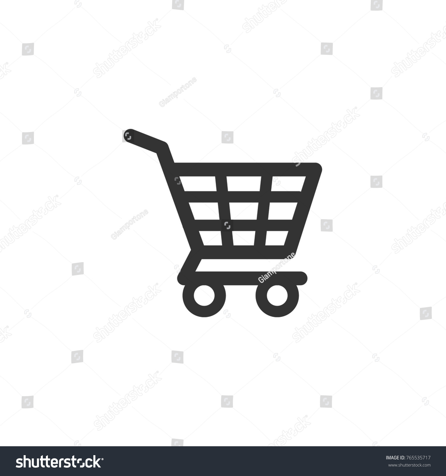 Shopping Cart Icon Ecommerce Symbol Stock Vector (Royalty Free ...