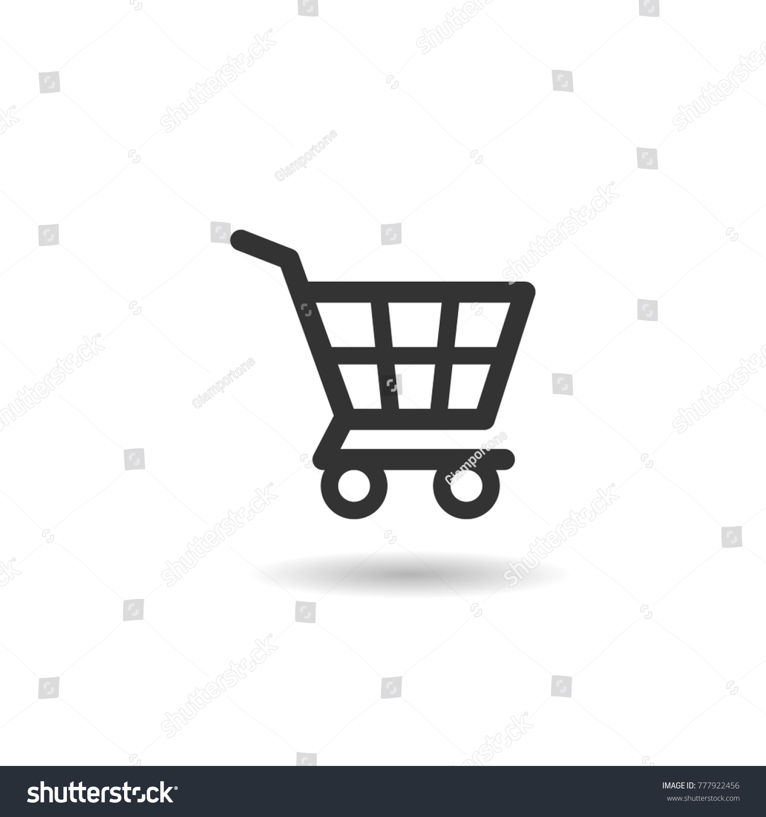 ショッピングカートのベクター画像アイコン のベクター画像素材 ロイヤリティフリー