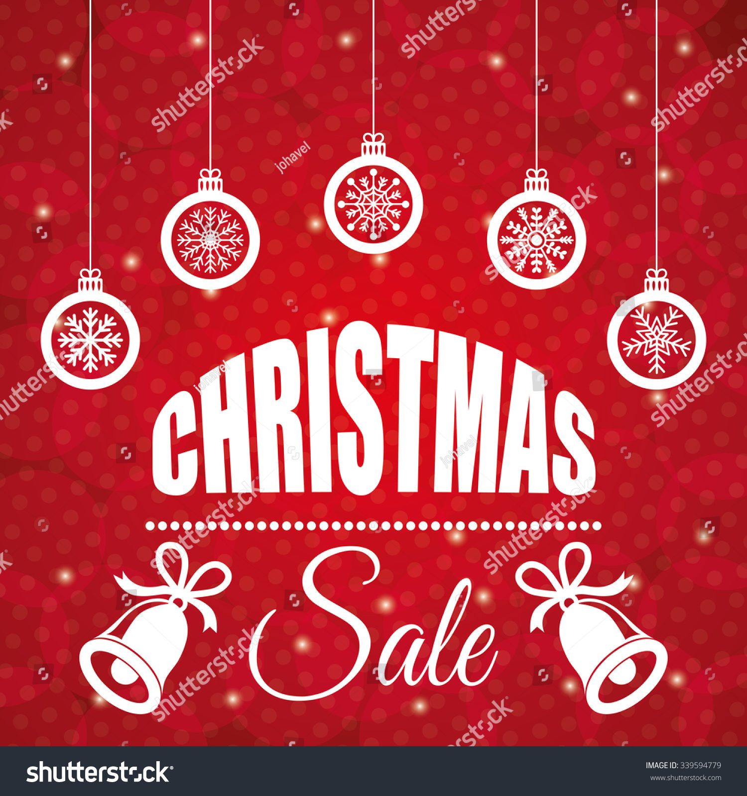 Shopping Christmas Offers Discounts Season Vector Stock Vector ...