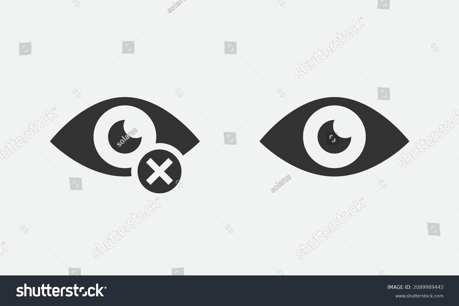 SVG of Show password icon, eye symbol. Vector vision hide from watch icon. Secret view web design element. svg