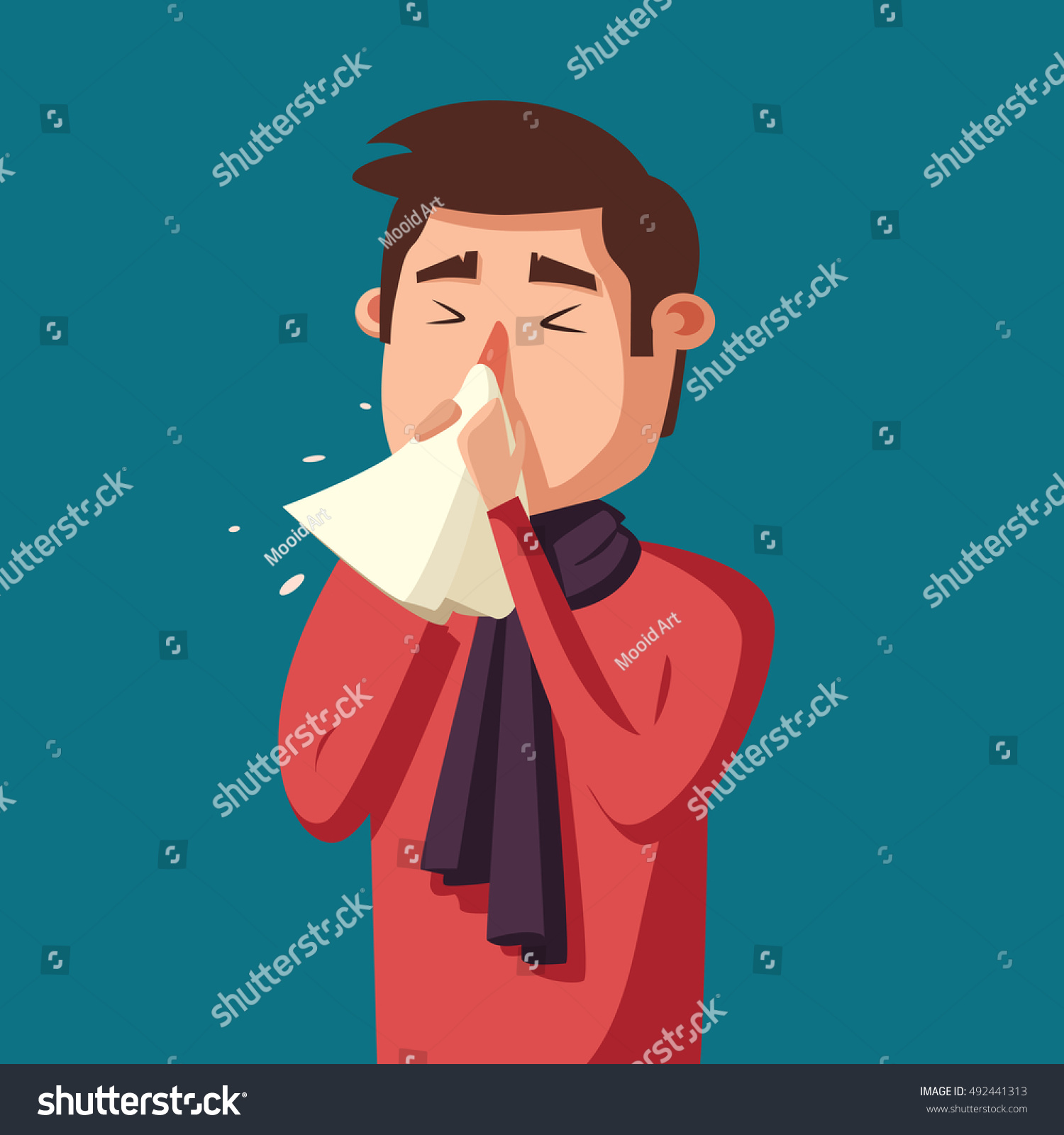 Sneeze Stock Illustrations, Images & Vectors 