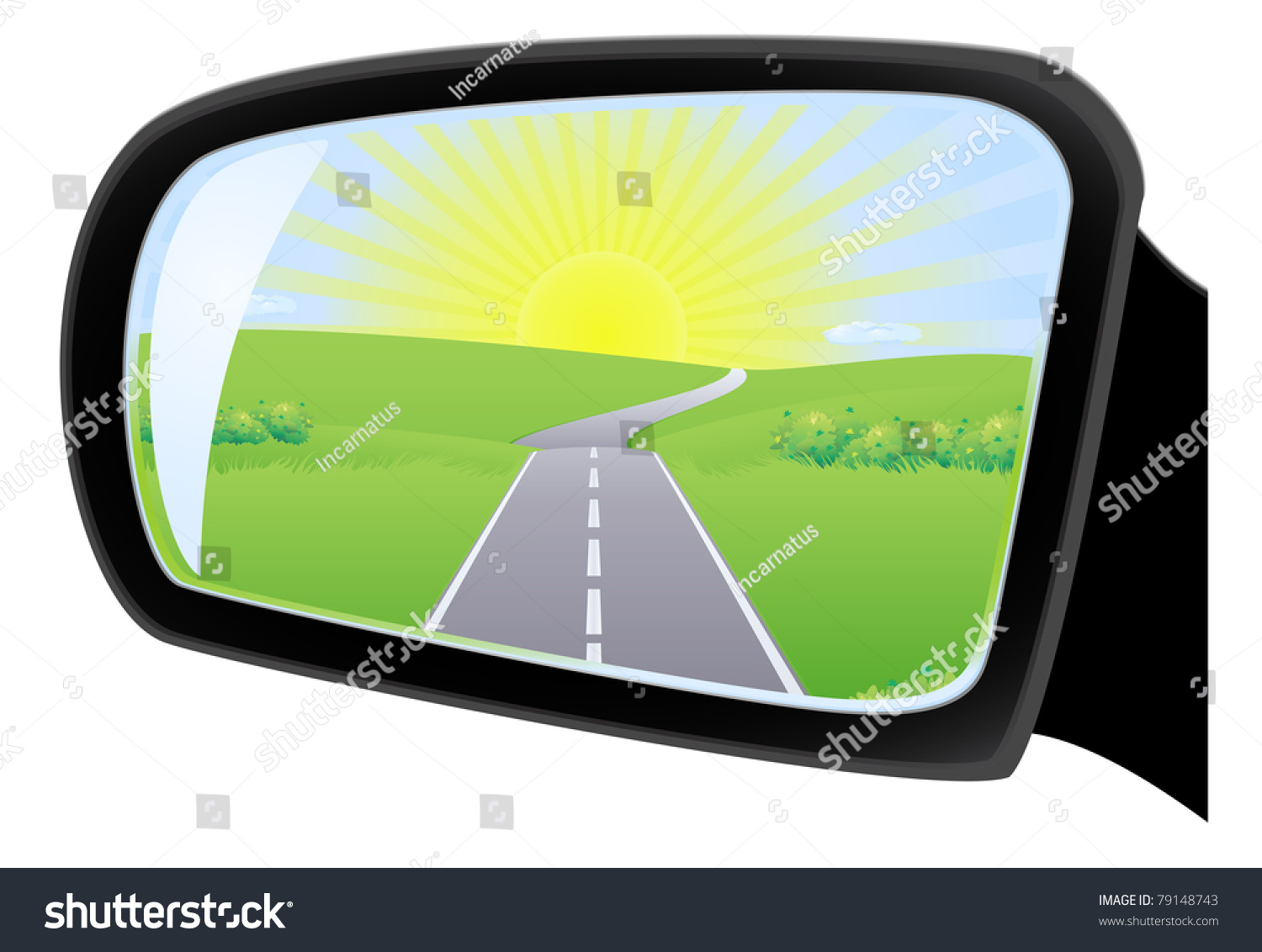 Image result for CLIP ART OF REAR VIEW MIRROR