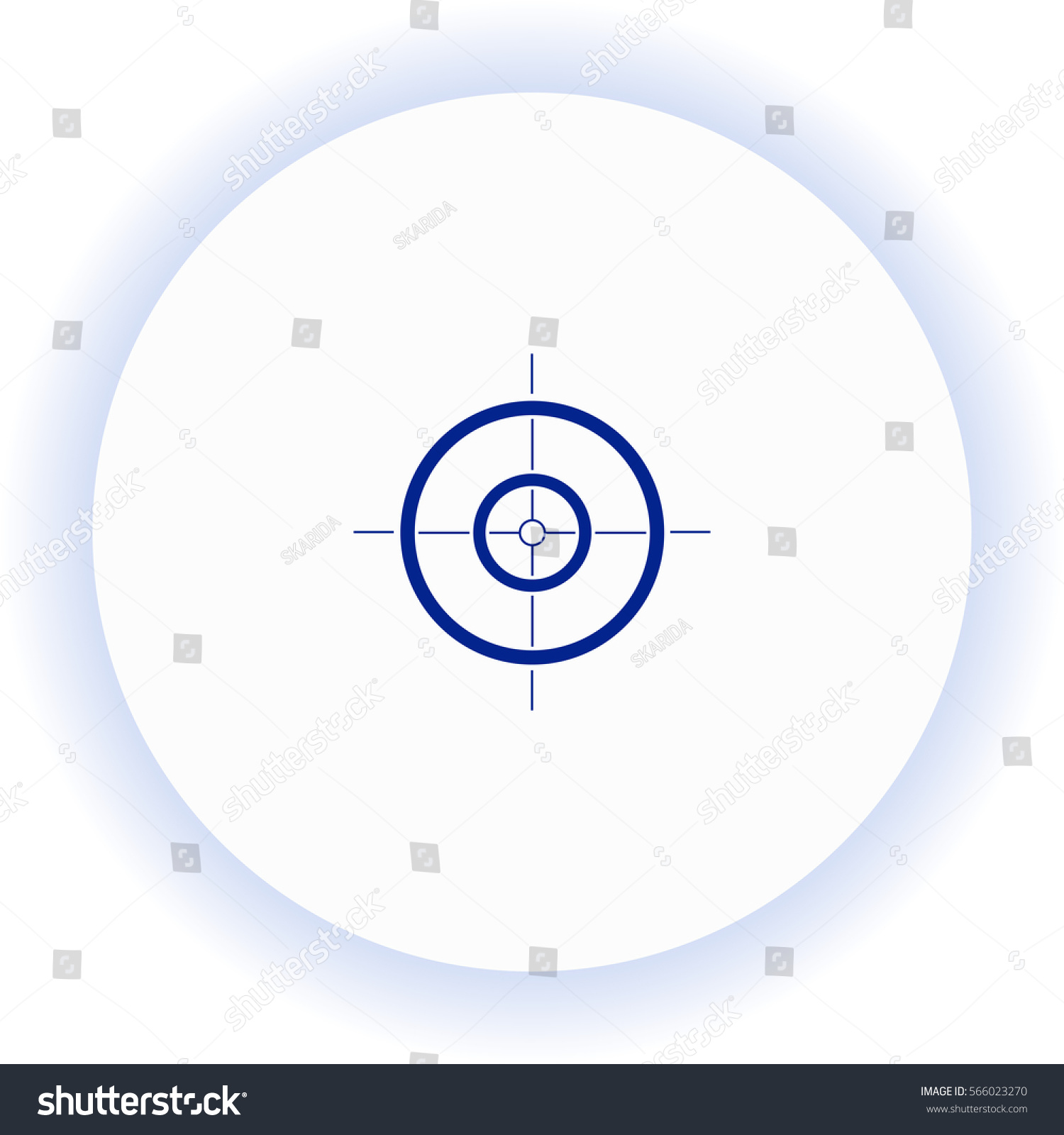 Sight Icon Vector Design Stock Vector 566023270 - Shutterstock