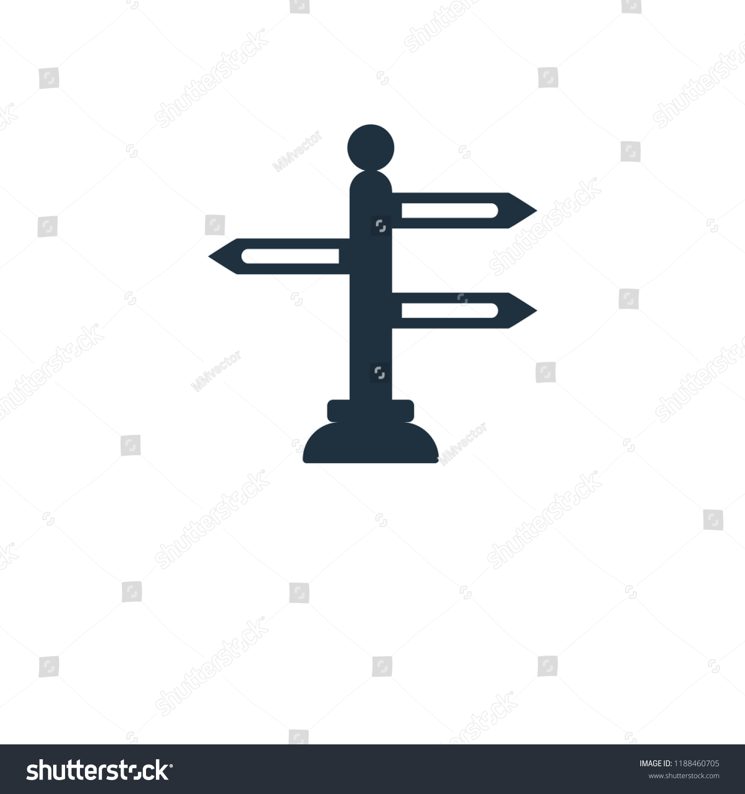 Signs Icon Black Filled Vector Illustration Stock Vector (Royalty Free ...