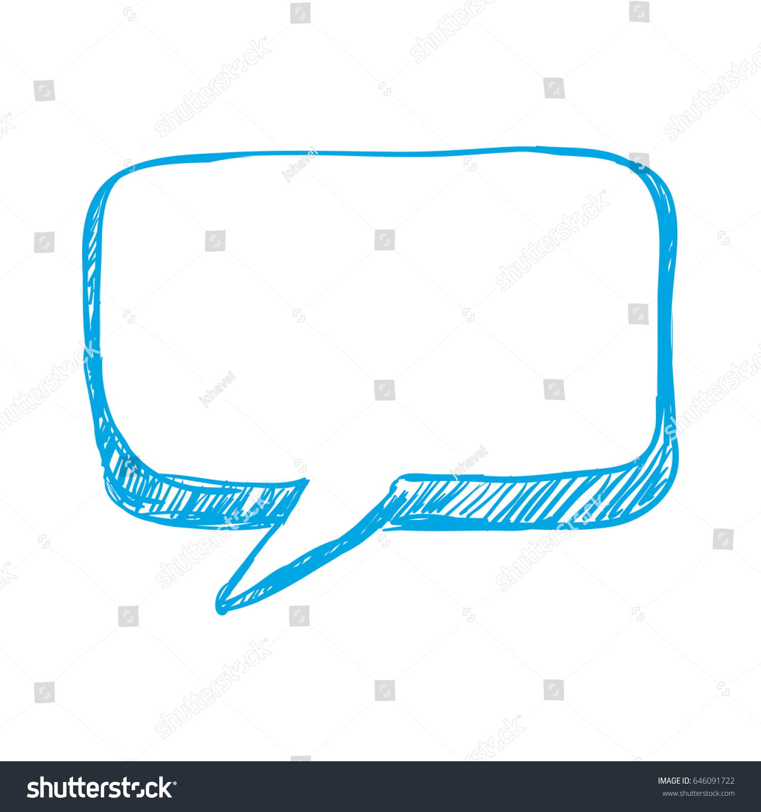 Silhouette Chat Bubbles Message Icon Stock Vector Royalty Free