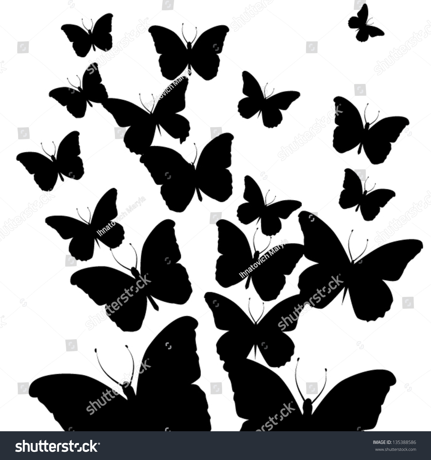Free Free 203 Vector Flying Butterfly Silhouette Butterfly Svg SVG PNG EPS DXF File