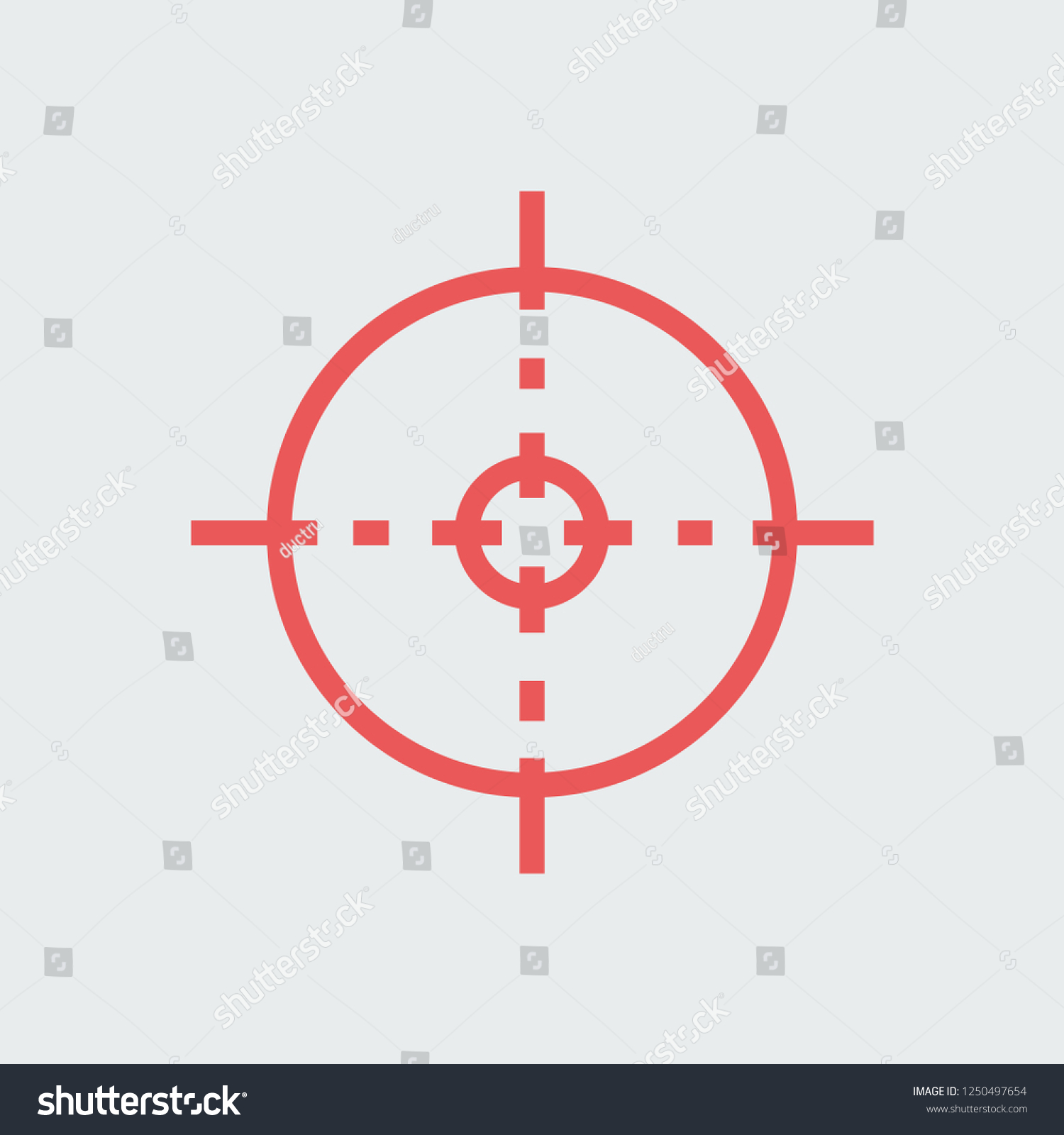 Silhouette Icon Sight Stock Vector (Royalty Free) 1250497654 | Shutterstock