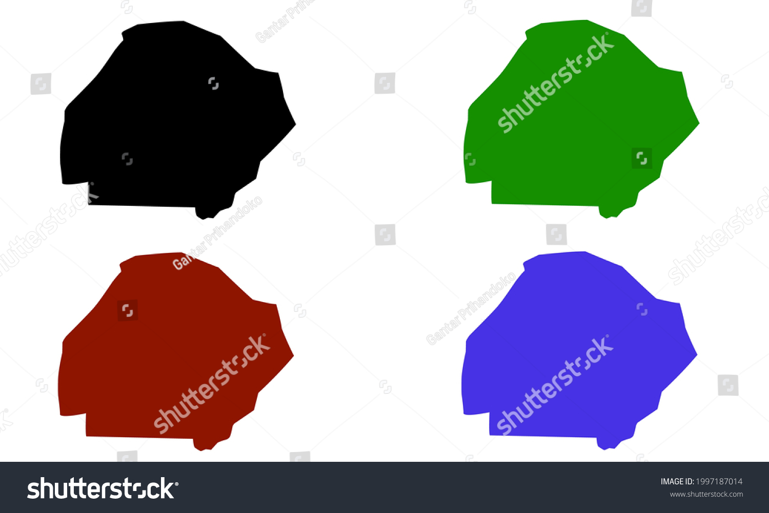 SVG of silhouette map of the city of Bahawalpur in Pakistan svg