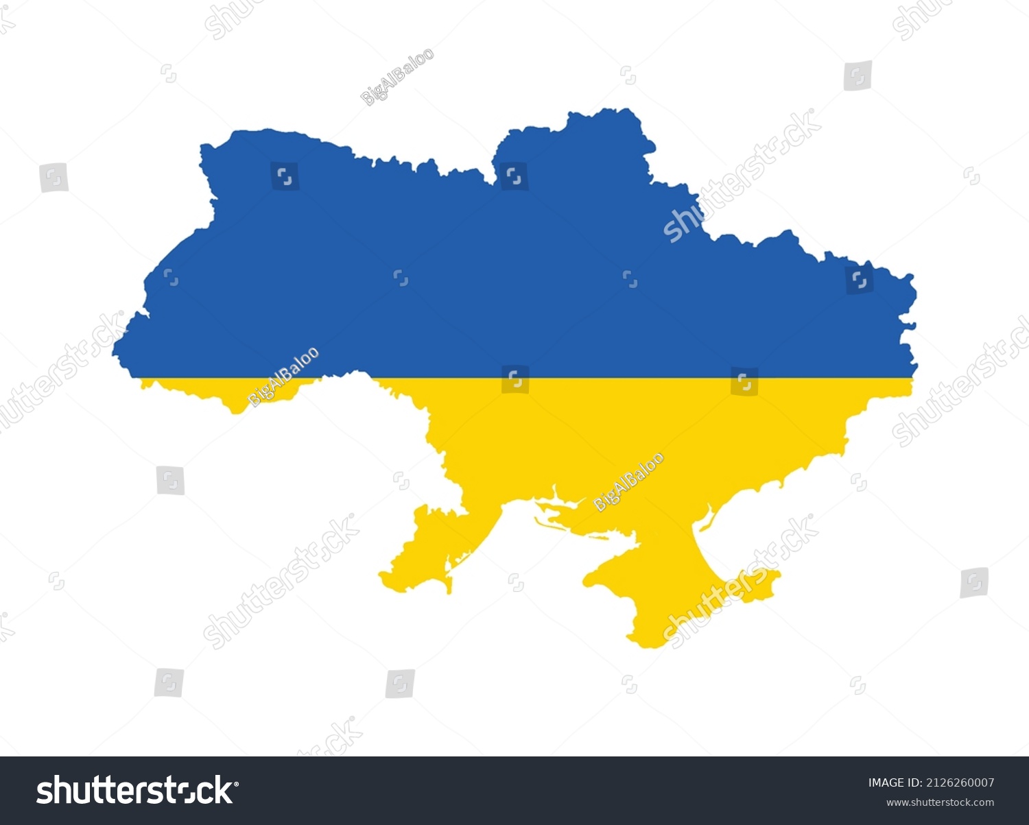 Silhouette Map Country Ukraine On National Stock Vector (Royalty Free ...