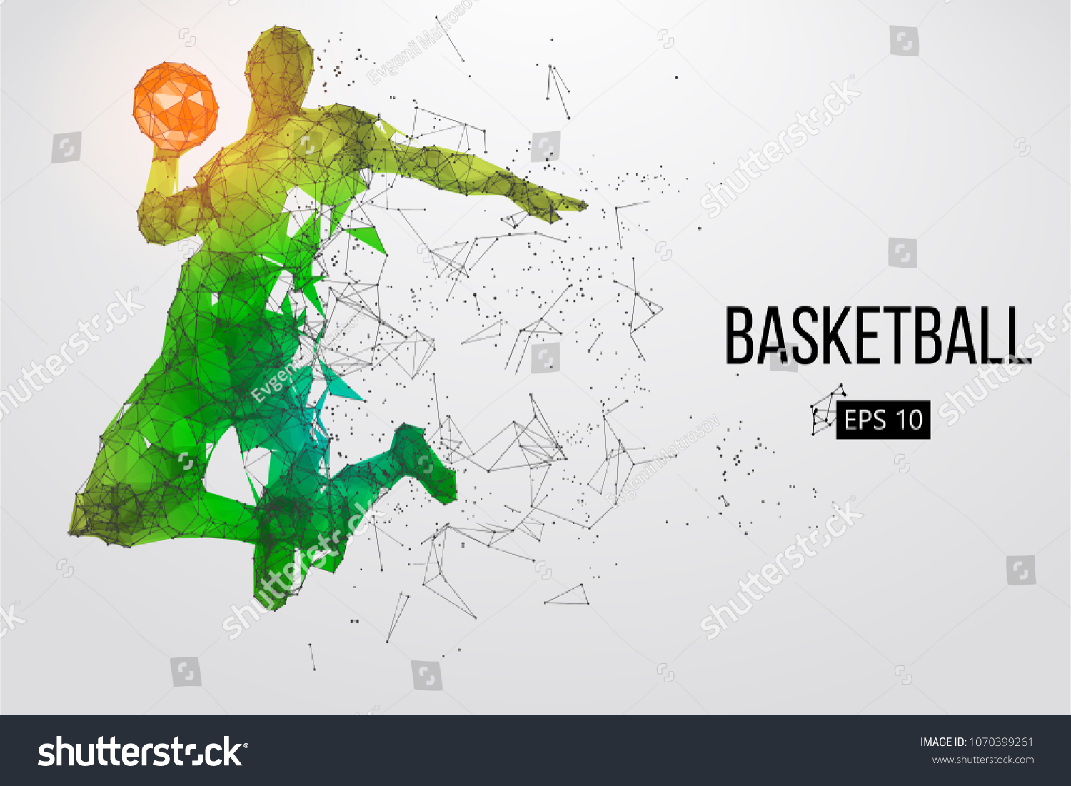 バスケットボール選手のシルエット ベクターイラスト のベクター画像素材 ロイヤリティフリー