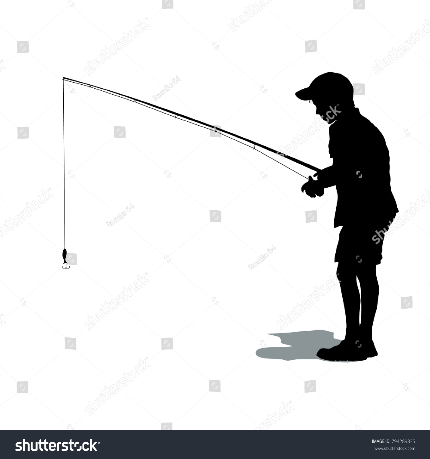 Free Free 335 Silhouette Fishing Rod Svg SVG PNG EPS DXF File