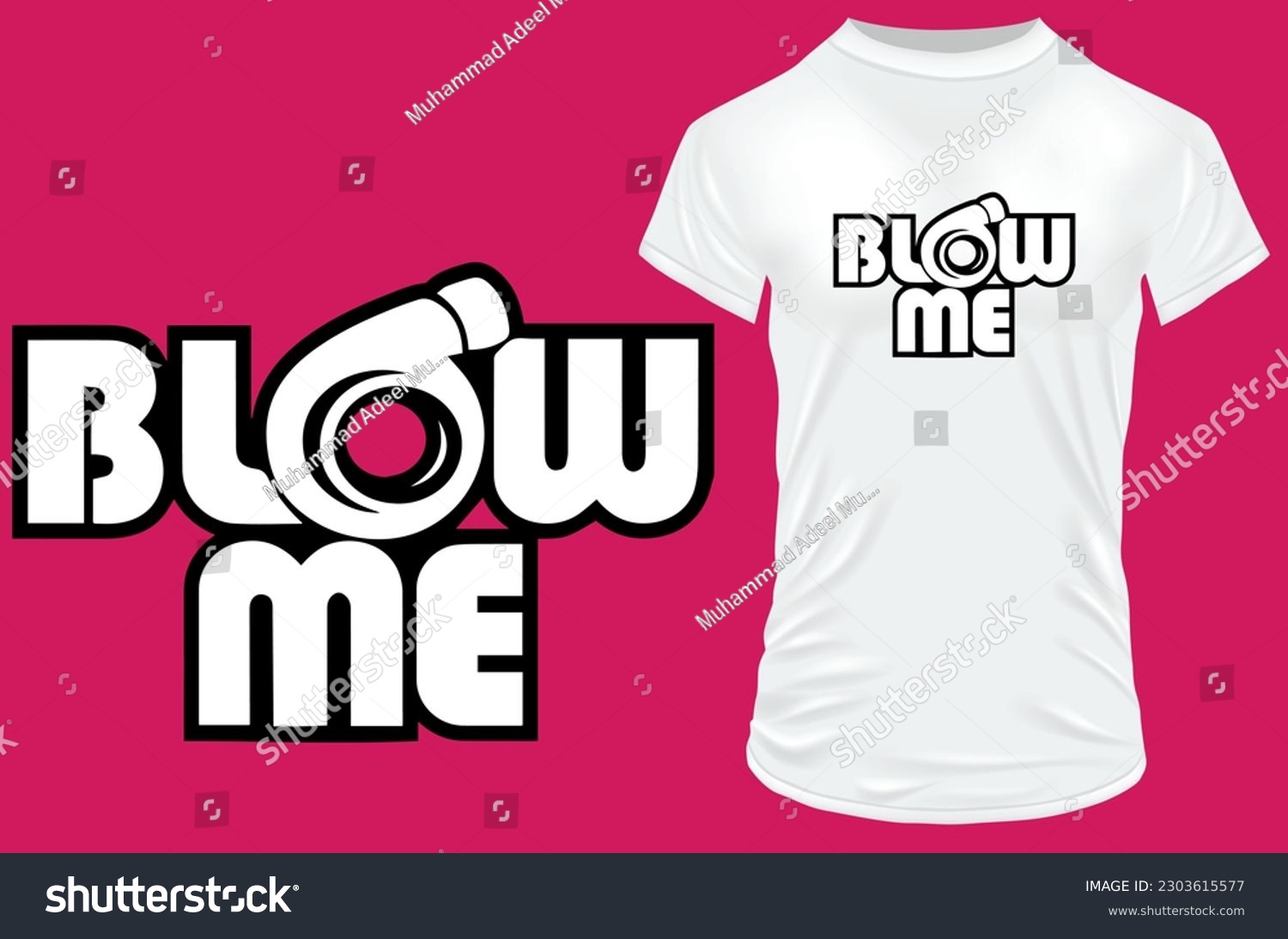 SVG of Silhouette of funny Blow me quote and turbo. Vector illustration for tshirt, hoodie, website, print, application, logo, clip art, poster and print on demand merchandise. svg