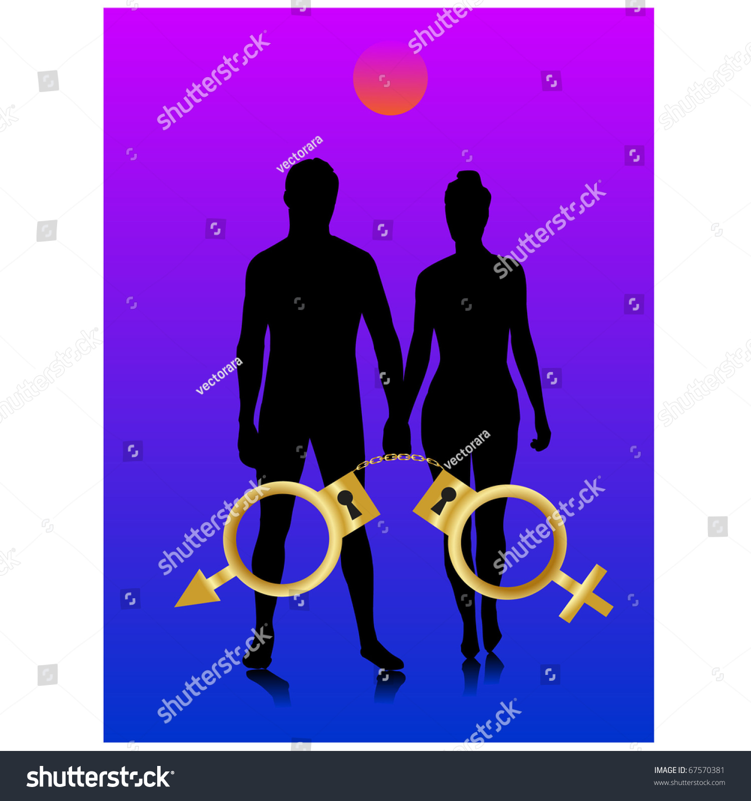 Silhouette Man Woman Sex Symbols By Stock Vector Royalty Free 67570381 Shutterstock 