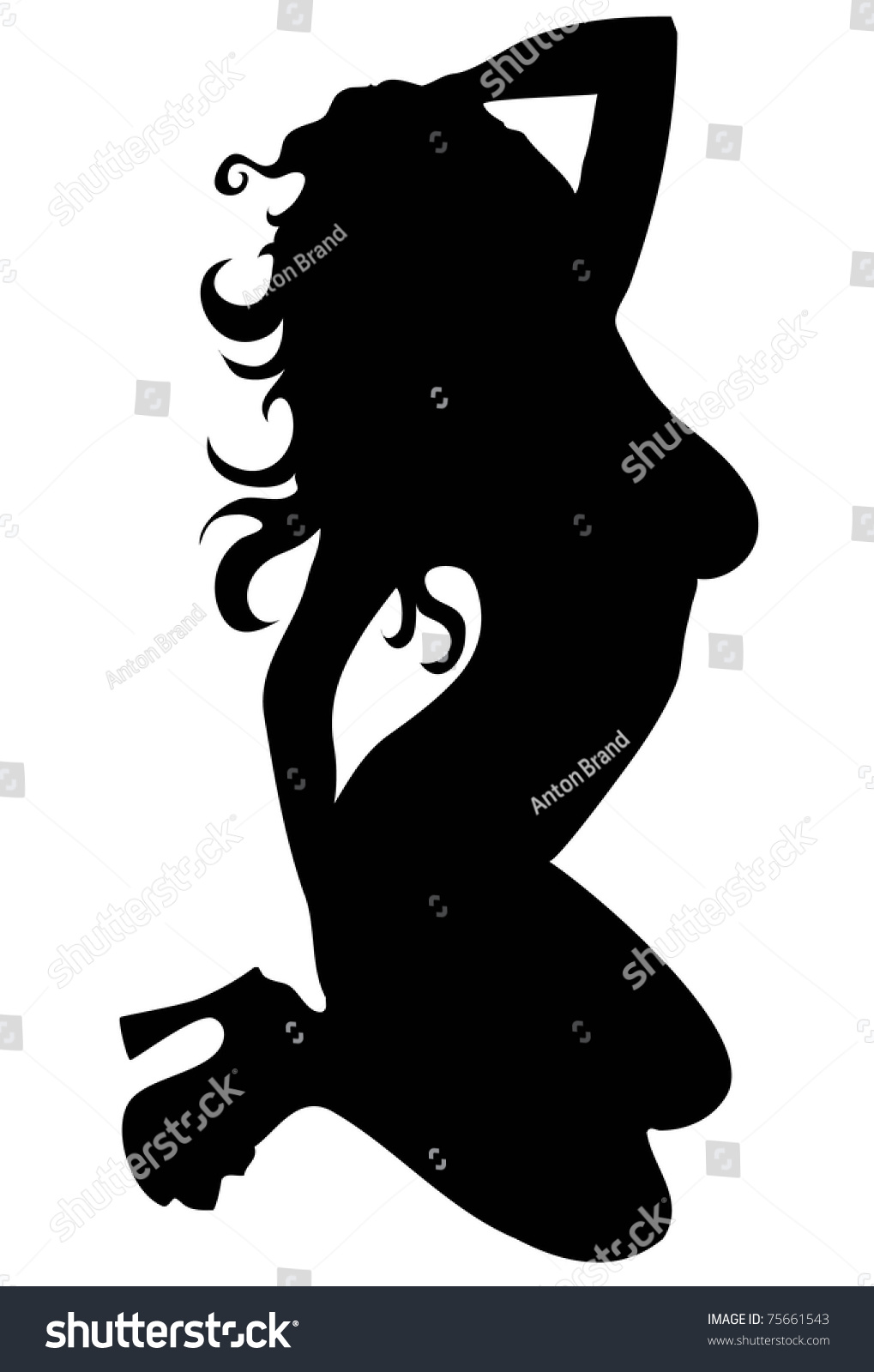 Woman Silhouette Nude Stock Photo 23298469 - Shutterstock