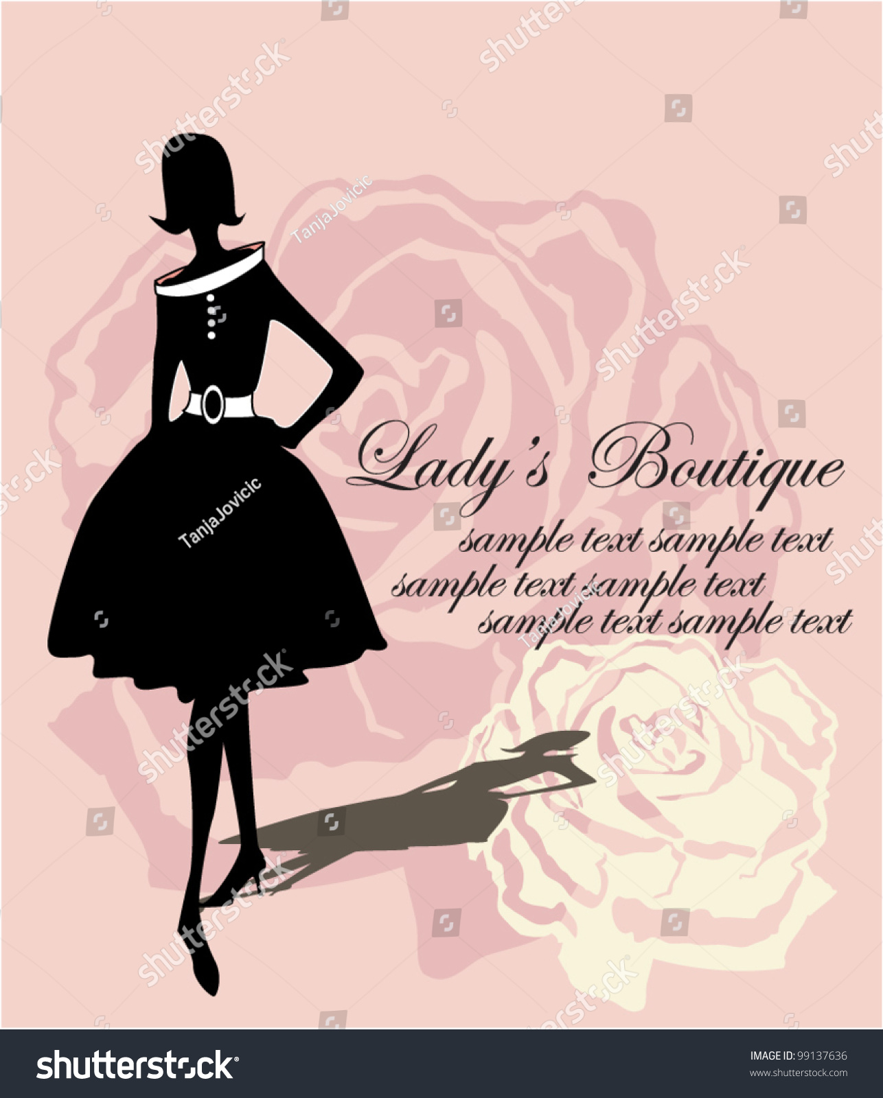 SVG of silhouette on a rose background svg
