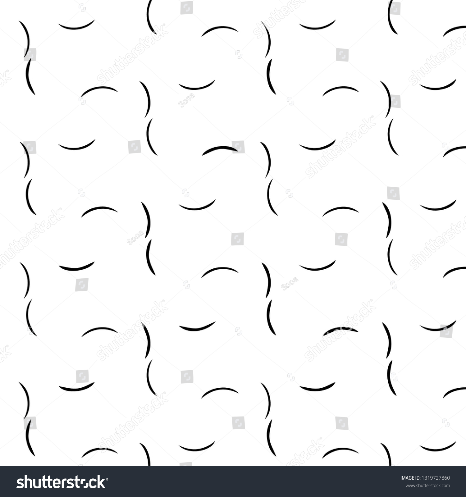 Simple Black White Vector Illustration Abstract Stock Vector (Royalty
