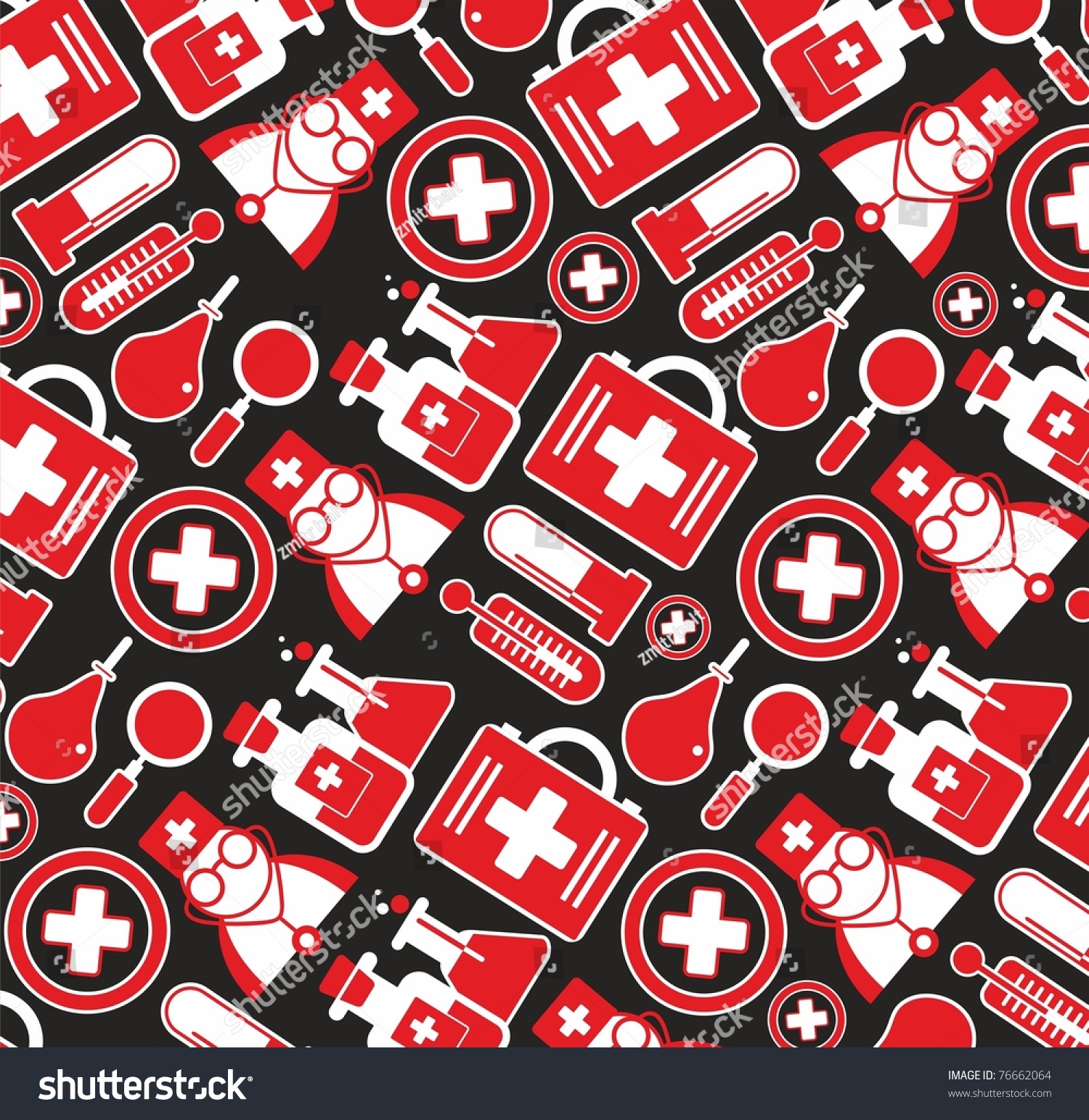 Simple Doctors Texture Stock Vector (Royalty Free) 76662064 | Shutterstock