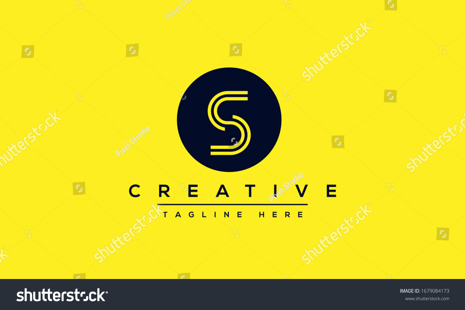 Simple Elegant Letter S Logo Design Stock Vector Royalty Free
