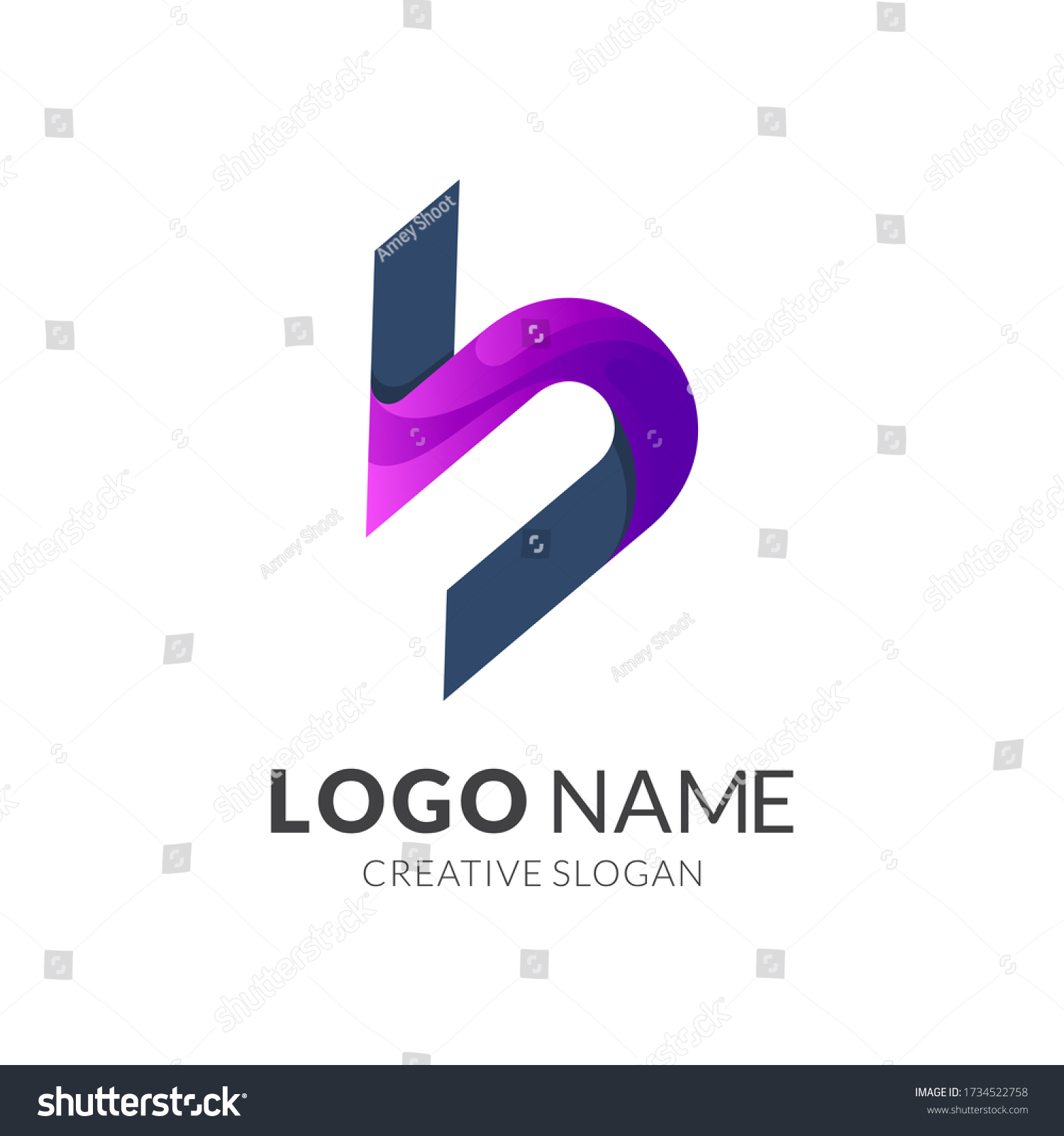 Simple Letter B Logo Design Modern Stock Vector (Royalty Free ...