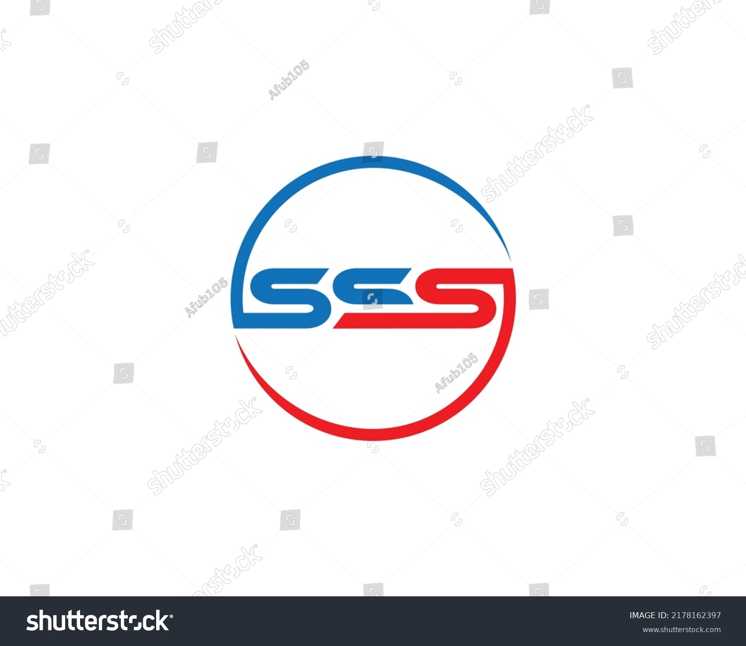 Simple Letter Sss Logo Design Concept Stock Vector (Royalty Free ...