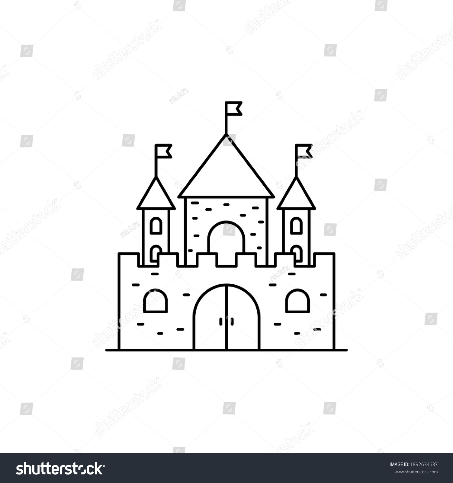 24,340 Outline castle Images, Stock Photos & Vectors | Shutterstock