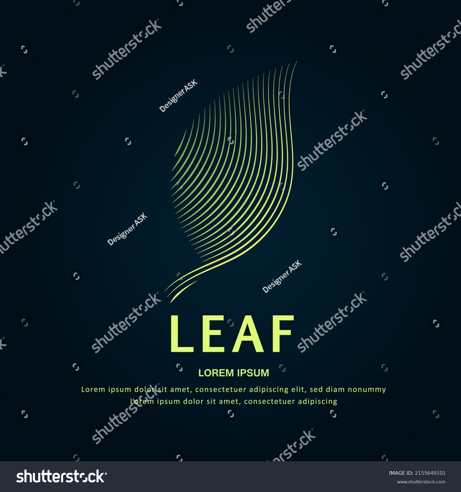 SVG of simple logo leaf Illustration in a linear style. Abstract line art green leaf Ecology Logotype concept icon. Vector illustration suitable for organization, company, or community. EPS 10 svg