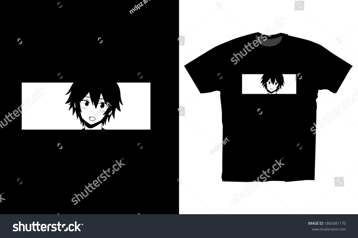 manga t shirt design