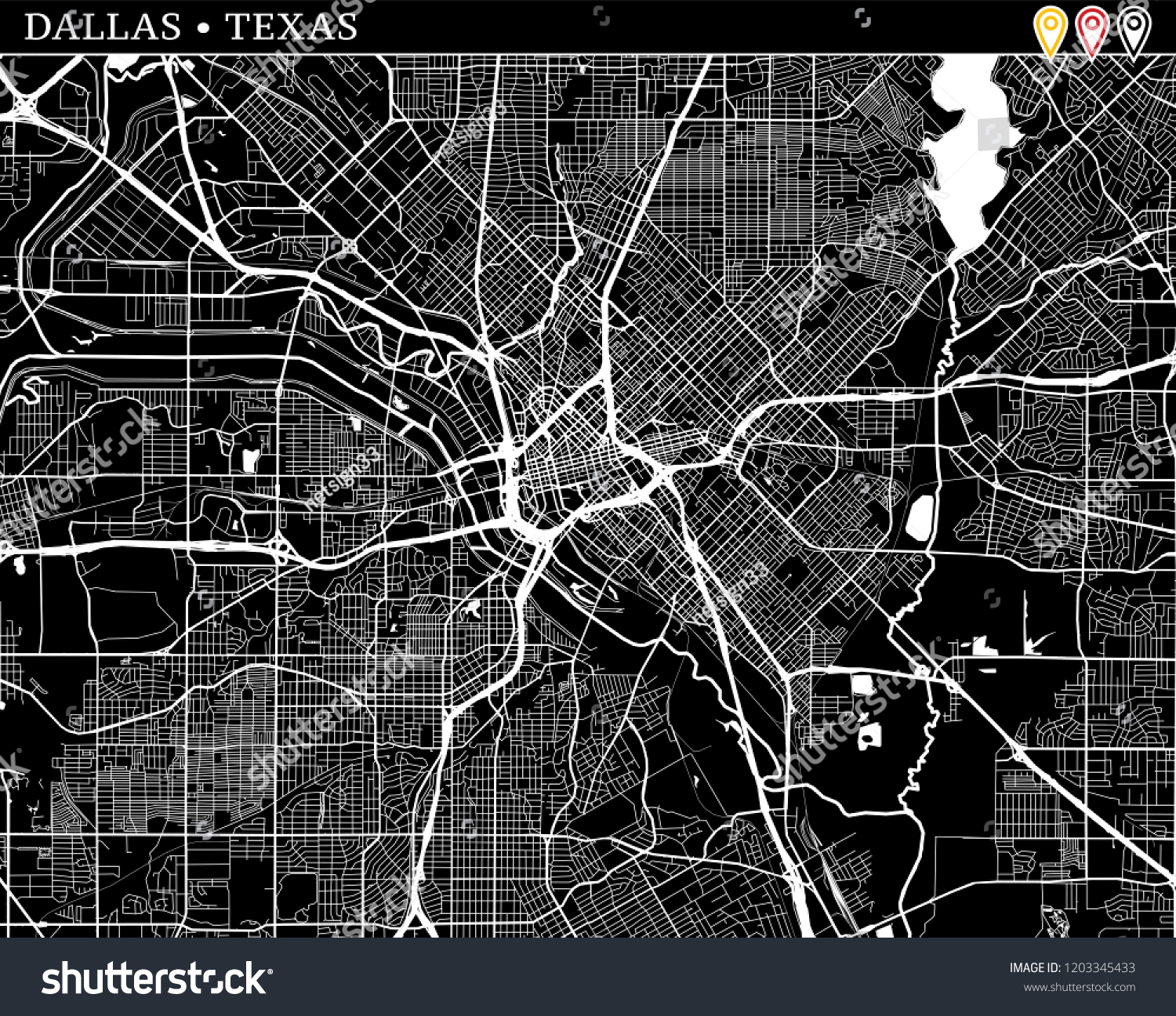 106 Dfw Map Stock Vectors, Images & Vector Art 