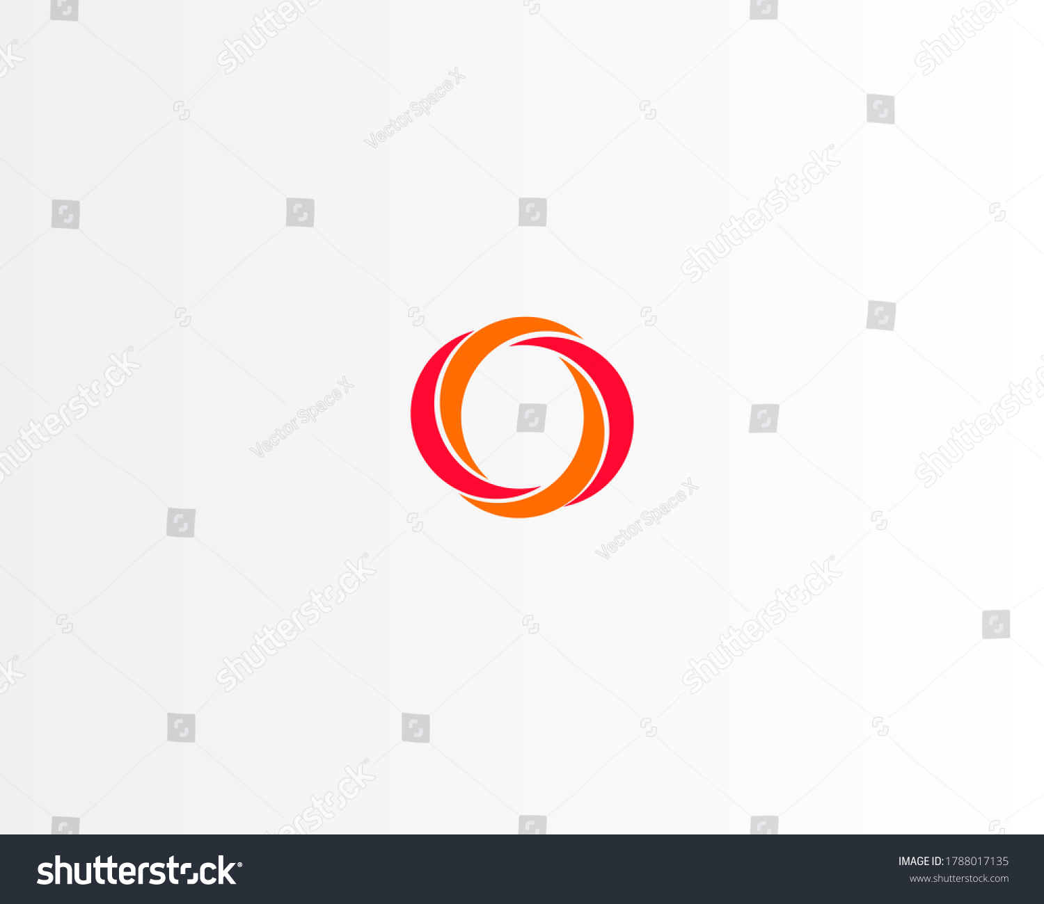 Simple Round Vector Logo Design Template Stock Vector (Royalty Free ...