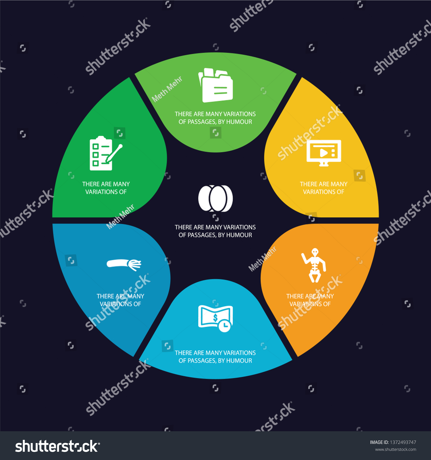 Simple Set Perspectives Test Quiz Wiring Stock Vector