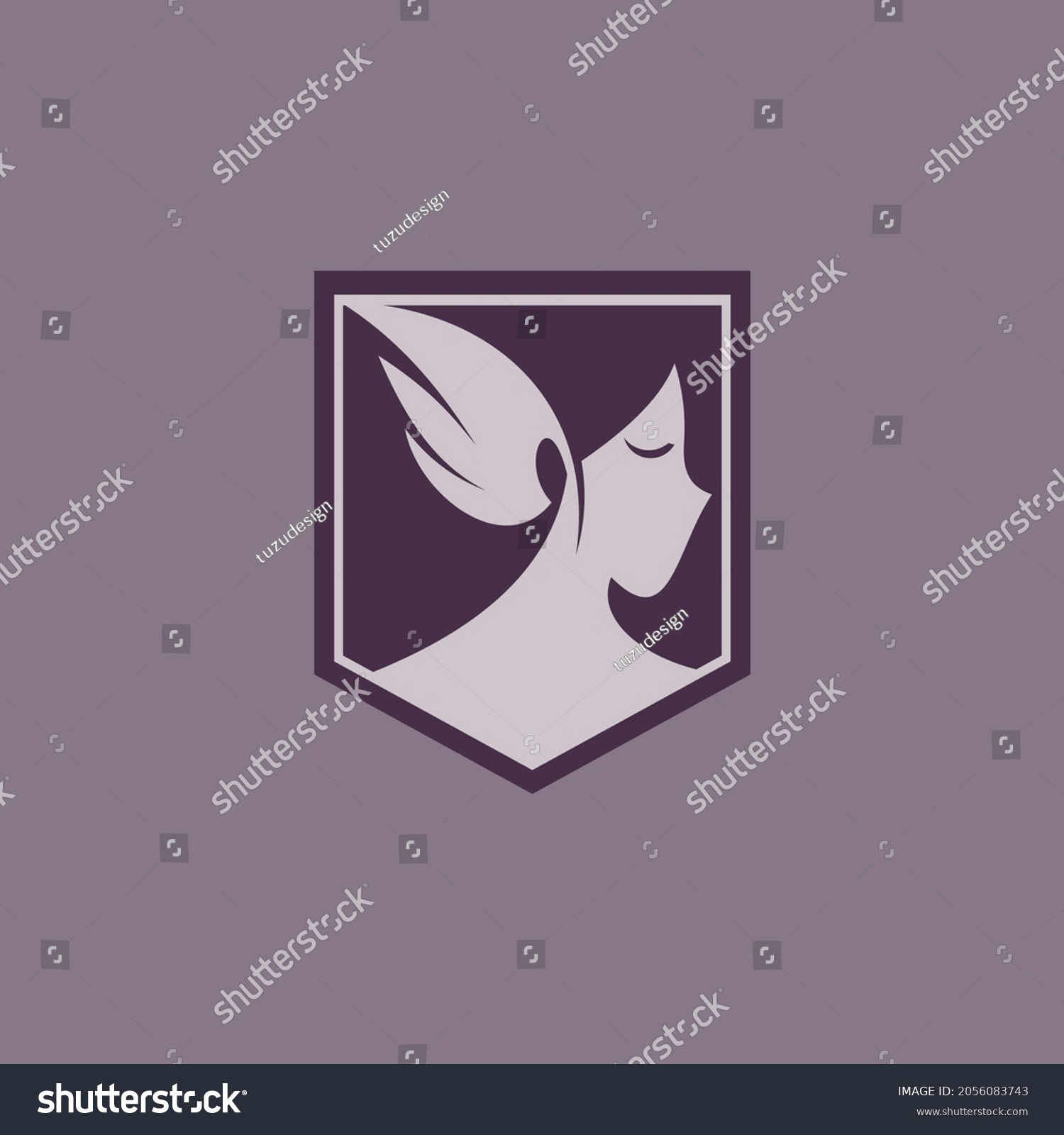 SVG of simple valkyrie, woman, knight logo. vector illustration for business logo or icon svg