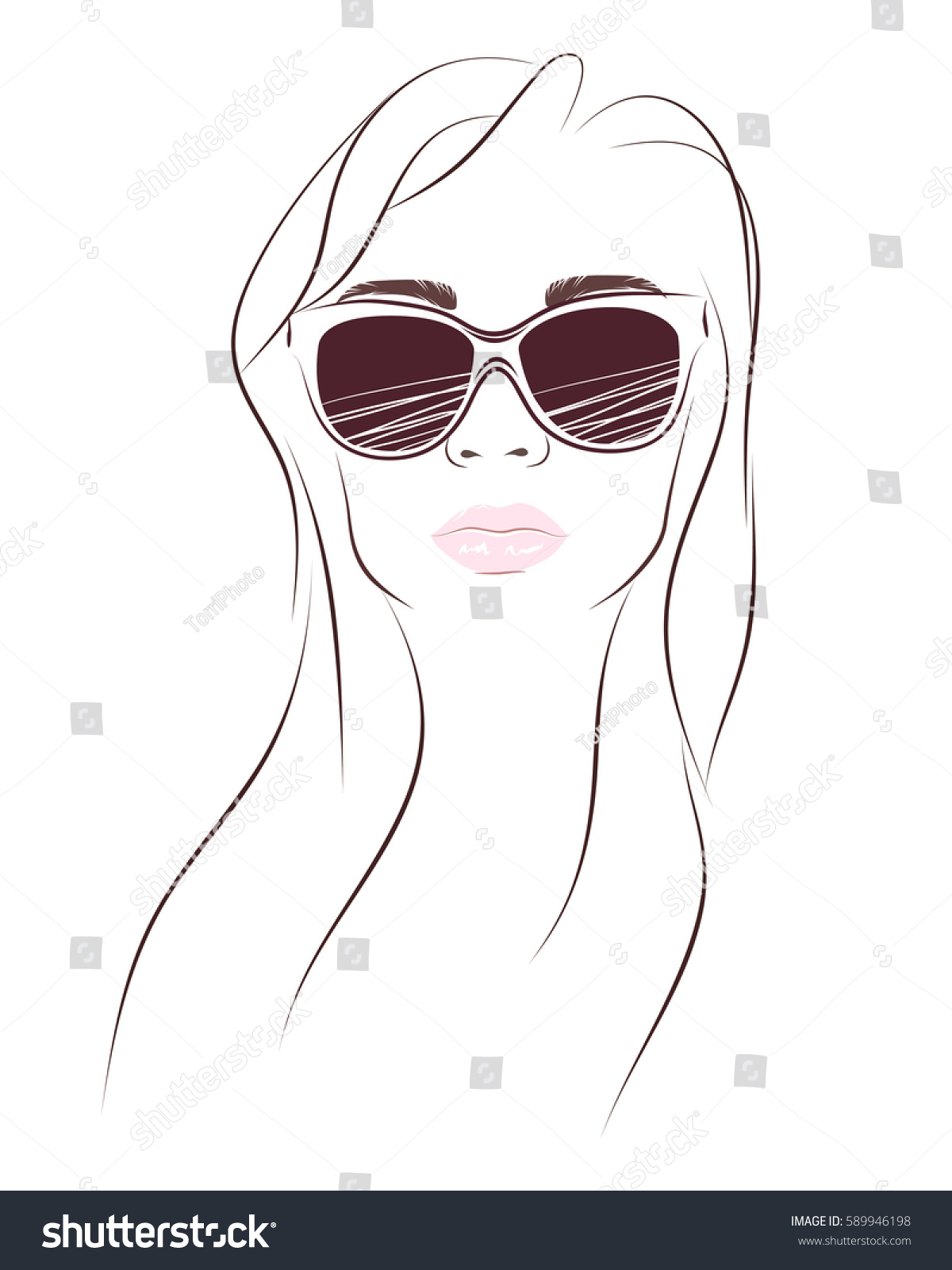 https://www.shutterstock.com/image-vector/simply-fashion-portrait-woman-sunglasses-589946198