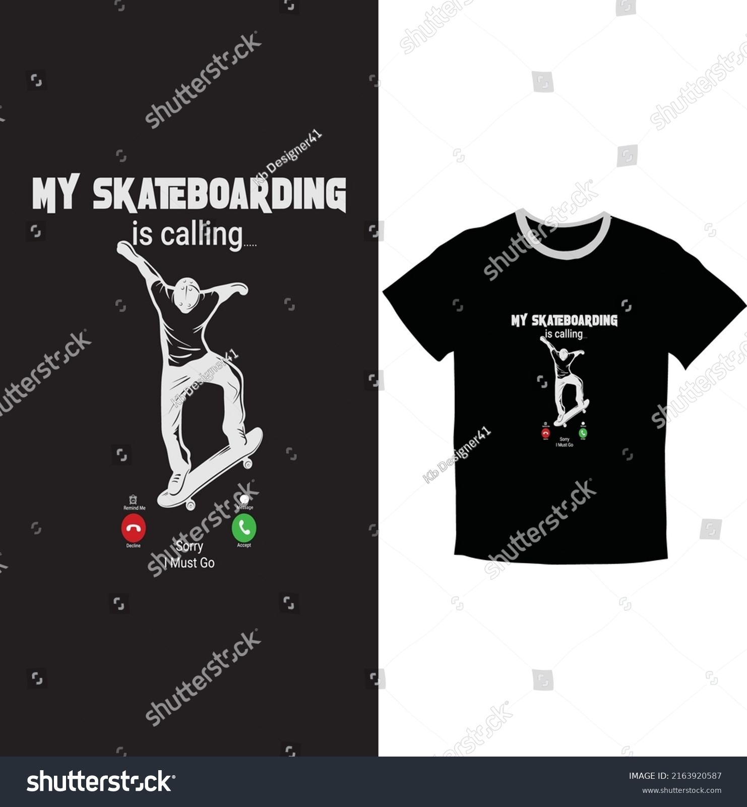 SVG of Skateboarding  t-shirts .My skateboarding t-shirts svg