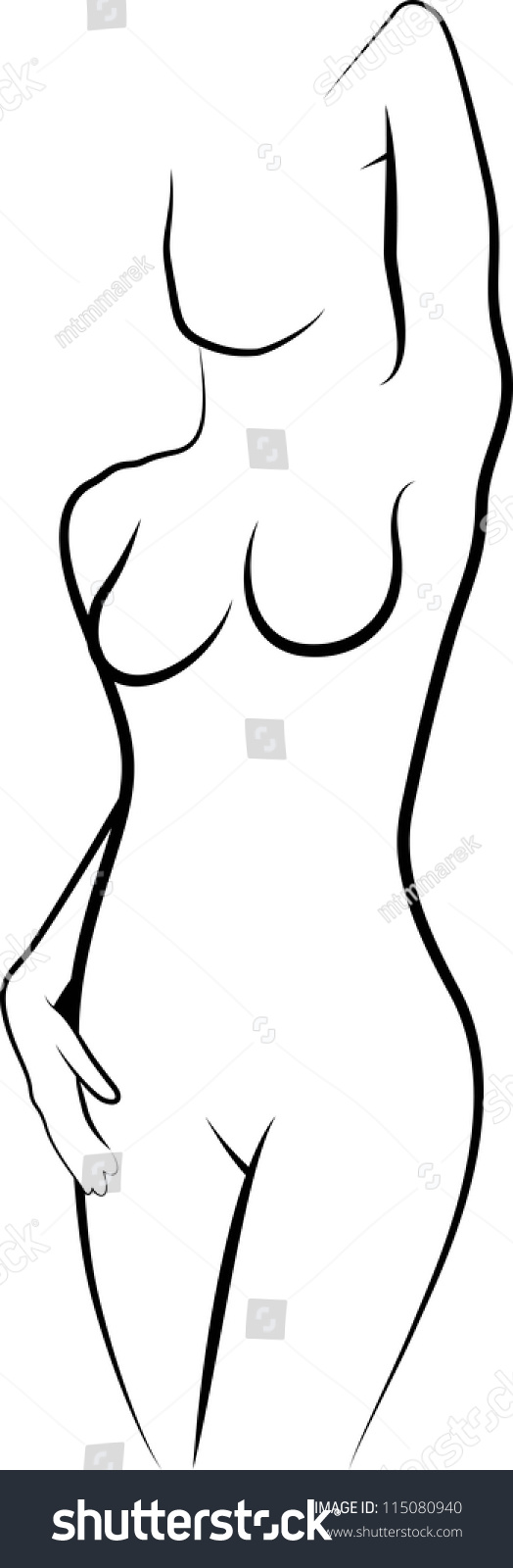 Nude Women Clip Art 15