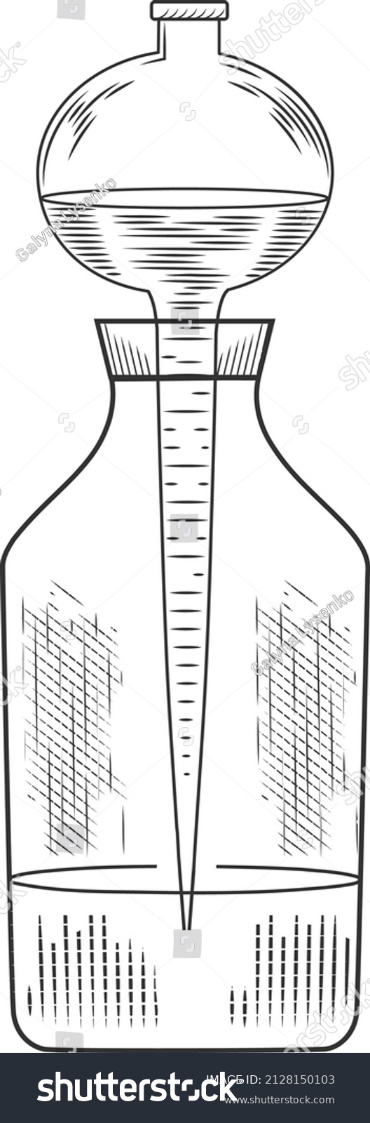 Sketch Physics Chemical Laboratory Experiment Equipment Stock Vector ...