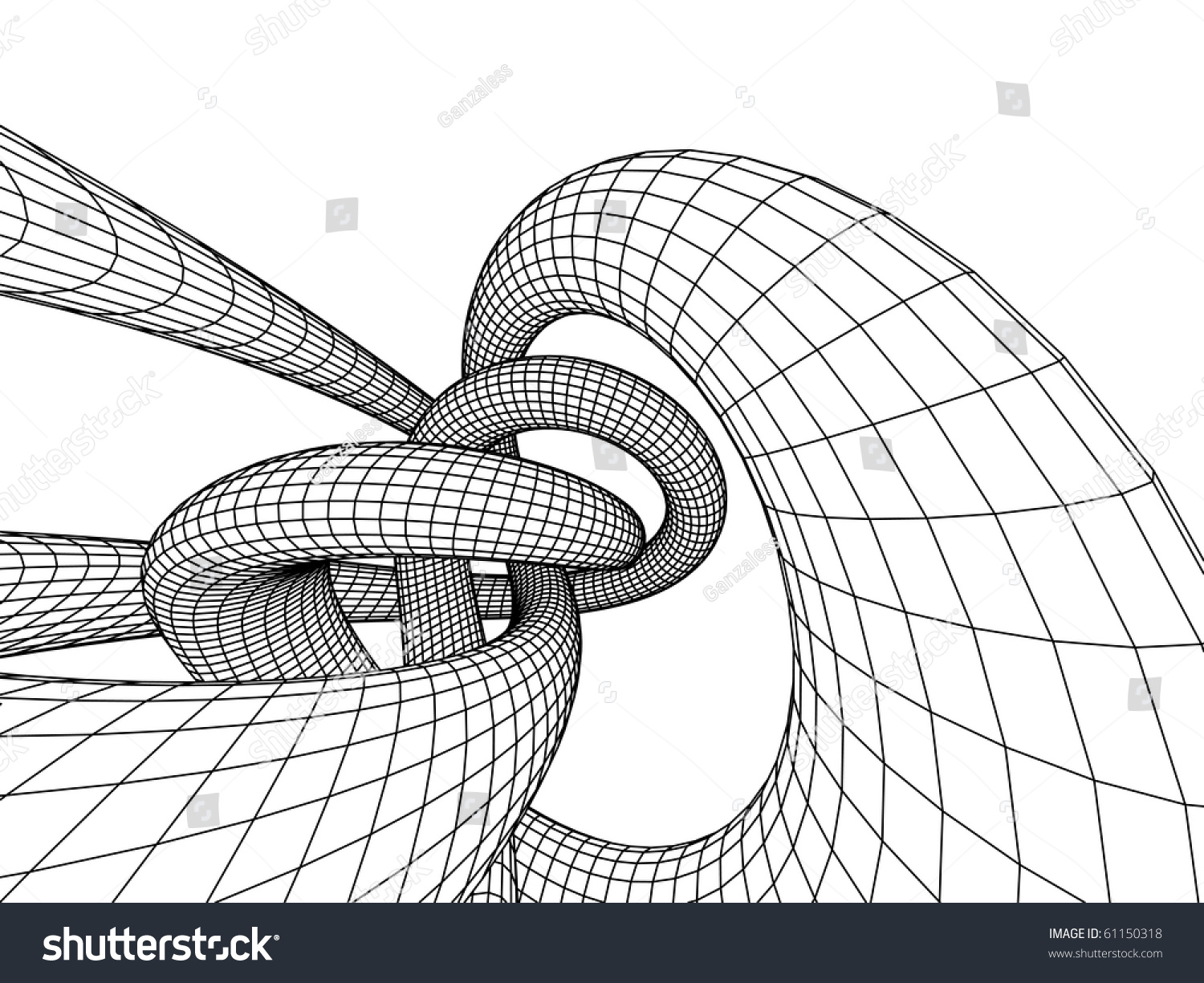 Sketch Of An Abstract Architecture Stock Vector Illustration 61150318 ...