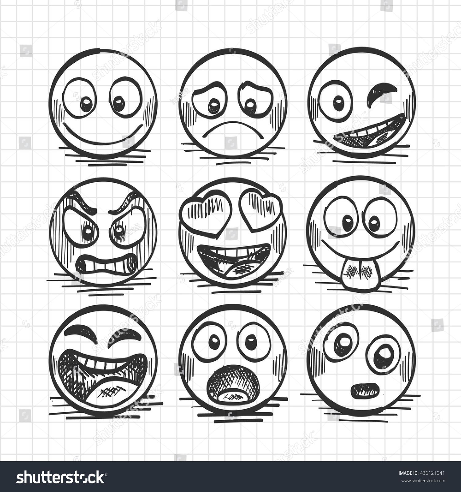 Cartoon Emoji Drawing
