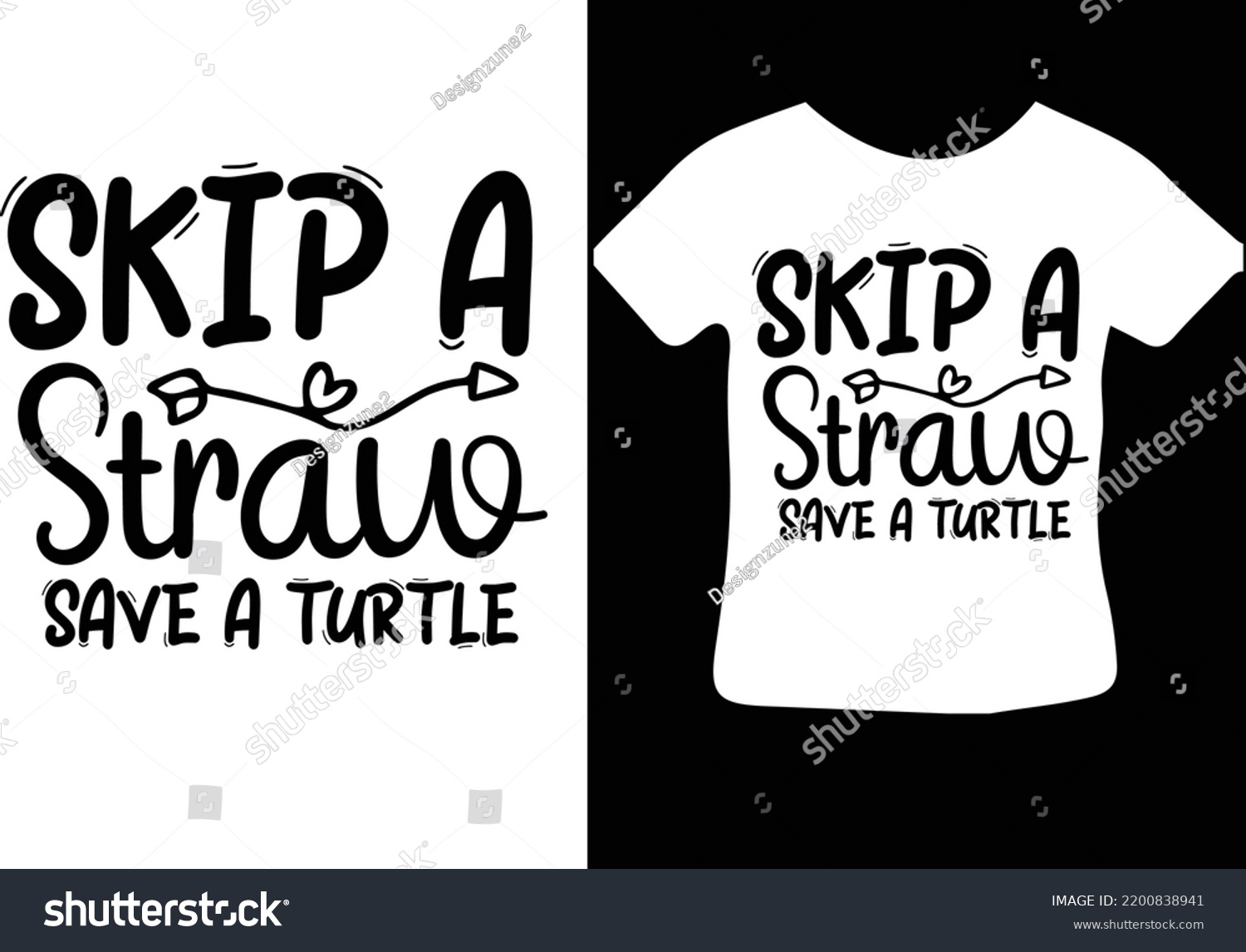 SVG of Skip a Straw Save a Turtle svg design svg